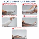  Vớ Phòng Ngừa Huyết Khối Comprinet Pro - Vớ Đùi, Màu Trắng, Áp Lực Thấp 18mmHg 