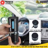  Máy diệt khuẩn cá nhân 3 in 1 Digimax U-VC, Ion âm, lọc than hoạt tính, 20m2,10.000 giờ, nguồn USB 5V (DP-3EB) 