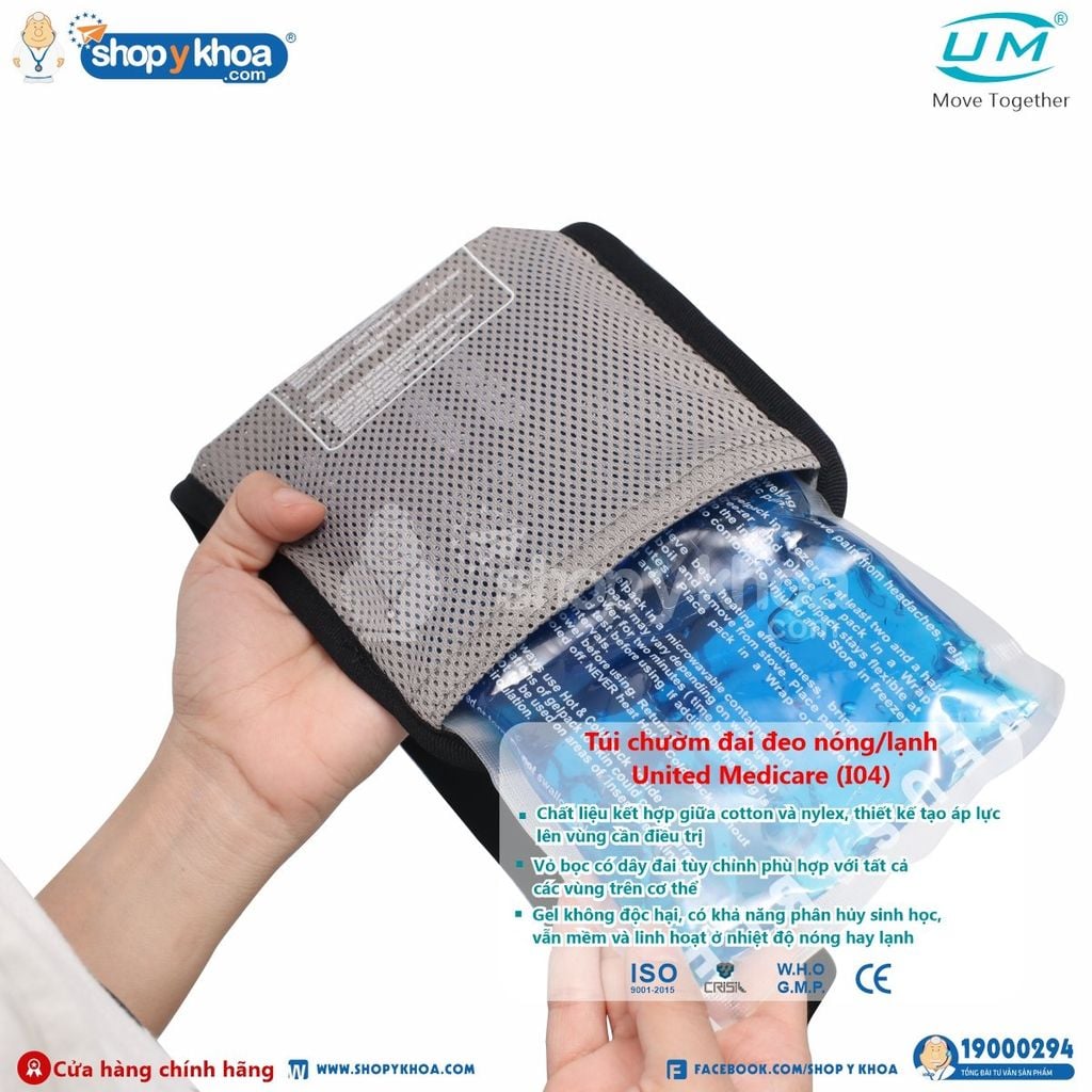  Đai, nẹp chỉnh hình Rehab Hot & Cold Gel Pack. Túi chườm gel lò vi sóng nóng/lạnh UM, I04. 