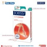  Vớ Y Khoa JOBST UltraSheer Siêu Mỏng - Vớ Gối, Màu Đen, Kín Ngón, Áp Lực 20-30mmHg 