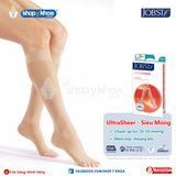 Vớ Y Khoa JOBST UltraSheer Siêu Mỏng - Vớ Gối, Màu Da, Hở Ngón, Áp Lực 20-30mmHg 