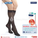  Vớ Y Khoa JOBST UltraSheer Siêu Mỏng - Vớ Gối, Màu Đen, Kín Ngón, Áp Lực 20-30mmHg 