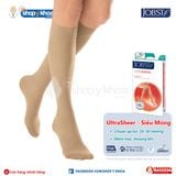  Vớ Y Khoa JOBST UltraSheer Siêu Mỏng - Vớ Gối, Màu Da, Kín Ngón, Áp Lực 20-30mmHg 