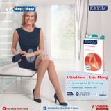  JOBST ULTRASHEER 20-30 THD OT NAT. Vớ đùi, silicone, hở ngón, màu da 