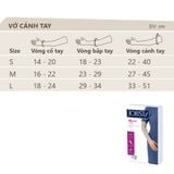  JOBST BELLA LITE 20-30 ARMSLEEVE BE. Vớ cánh tay, màu da [JOBST Bella Lite Vớ y khoa cánh tay 20-30mmHg - Hỗ trợ Phù Bạch Huyết - Màu da - Size S/M/L] 