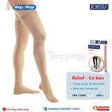  JOBST RELIEF 30-40 THD OT BE. Vớ đùi, silicone, hở ngón, màu da 