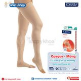  Vớ Y Khoa JOBST Opaque Cao Cấp Mỏng - Vớ Đùi, Màu Da, Hở Ngón, Áp Lực 20-30mmHg, Silicone 