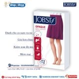  Vớ Y Khoa JOBST Opaque Sensitive [Da nhạy cảm] - Vớ Đùi, Màu Da, Kín Ngón, Áp Lực 20-30mmHg, Silicone 