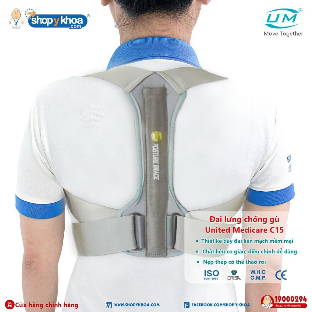  Đai chống gù C15 