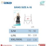  Đai nẹp chỉnh hình cột sống (hỗ trợ sau phẫu thuật) UM A-16 