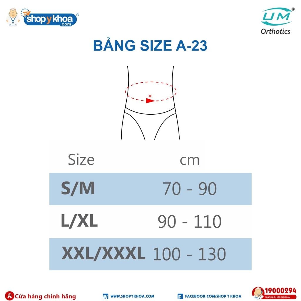  Đai thắt lưng dây rút điều chỉnh UM A-23 