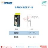  Bó gối ngắn, đai dán, đệm hở UM F-16 