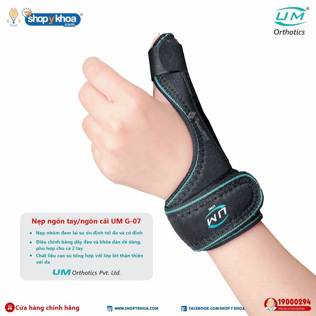  Nẹp ngón tay/ngón cái UM G-07 
