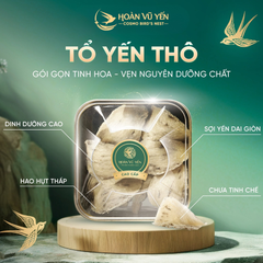 Tổ Yến Thô Cao Cấp Loại 100Gram - Tổ Yến Còn Ít Lông Tặng kèm đường phèn