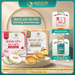Bánh Yến Ăn Liền - Vị Sữa Chua / Vị Bánh Flan