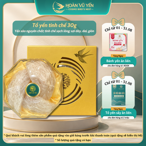 Tổ Yến Tinh Chế Cao Cấp 30 gram