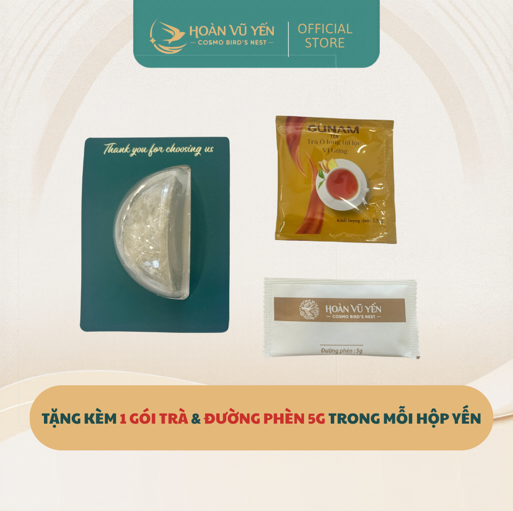 Tổ Yến Tinh Chế Cao Cấp 5 gram - Hoàn Vũ Yến