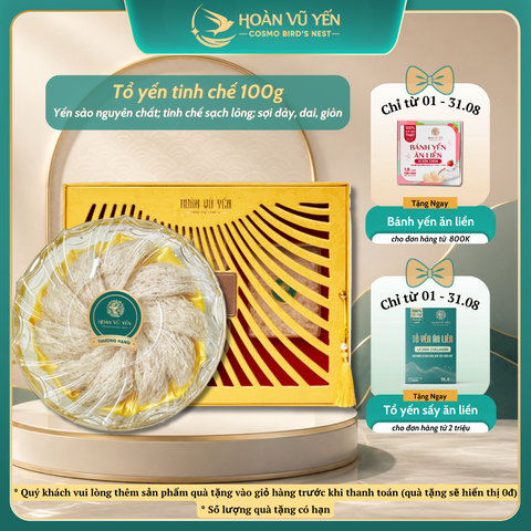 Tổ Yến Tinh Chế Cao Cấp 100 gram