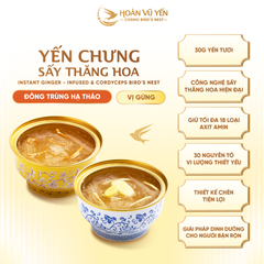 Chén Yến Chưng Sấy Thăng Hoa Vị Đông Trùng Hạ Thảo Hoàn Vũ Yến 30g Yến Tươi - Chén Yến Chưng Ăn Liền
