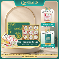 Set 9 Bánh Yến Ăn Liền ( Tùy chọn vị )