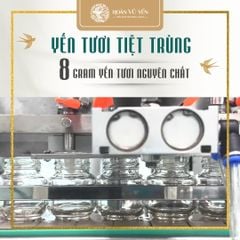 Yến Tươi Tiệt Trùng Hoàn Vũ Yến 75ml Chứa 8g Yến tươi Nguyên Chất - Tăng Cường Sức Khỏe