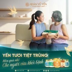 Yến Tươi Tiệt Trùng Hoàn Vũ Yến 75ml Chứa 8g Yến tươi Nguyên Chất - Tăng Cường Sức Khỏe