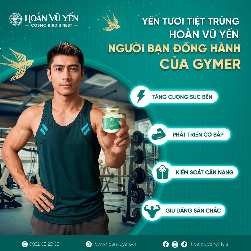 Yến Tươi Tiệt Trùng Hoàn Vũ Yến 75ml Chứa 8g Yến tươi Nguyên Chất - Tăng Cường Sức Khỏe