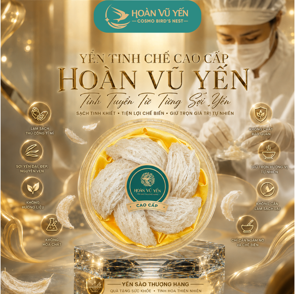 Tổ Yến Tinh Chế Cao Cấp 50 gram