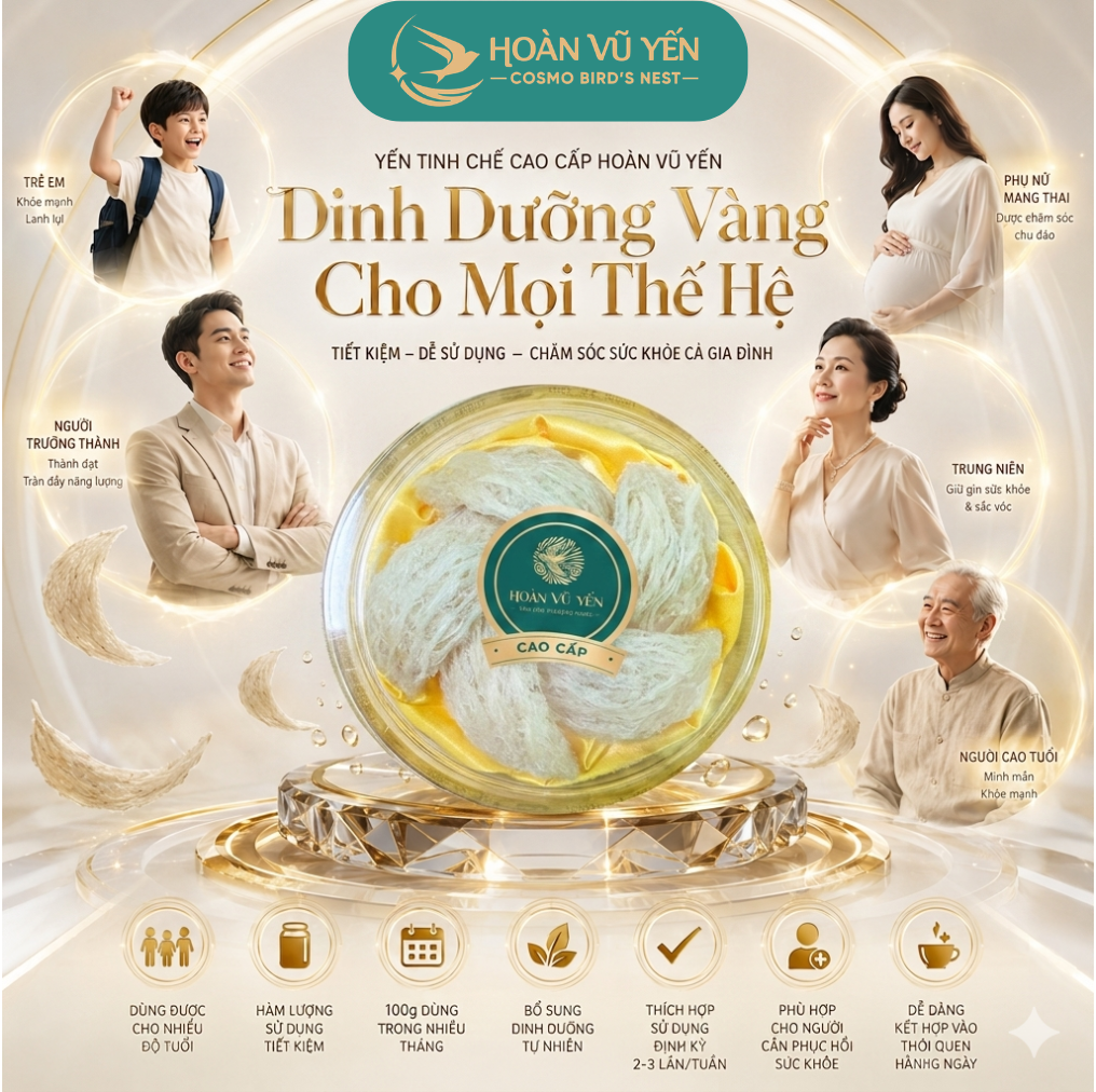 Tổ Yến Tinh Chế Cao Cấp 50 gram