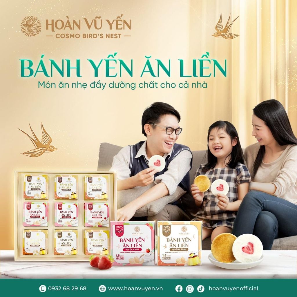 Set 9 Bánh Yến Ăn Liền ( Tùy chọn vị )