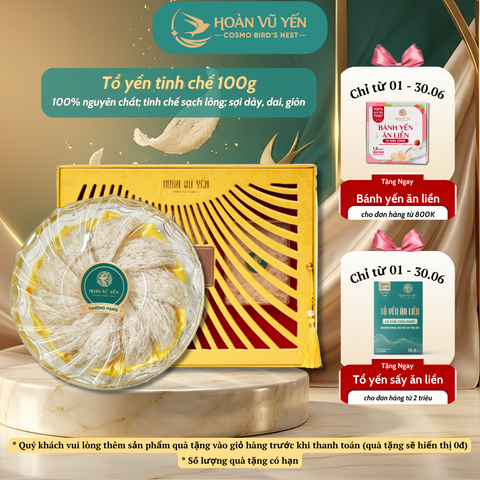 Tổ Yến Tinh Chế Cao Cấp 100 gram