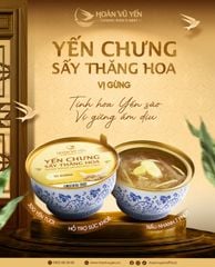 Set 3 Chén Yến Chưng Sấy Thăng Hoa Vị Gừng Hoàn Vũ Yến 30g Yến Tươi - Chén Yến Chưng Ăn Liền