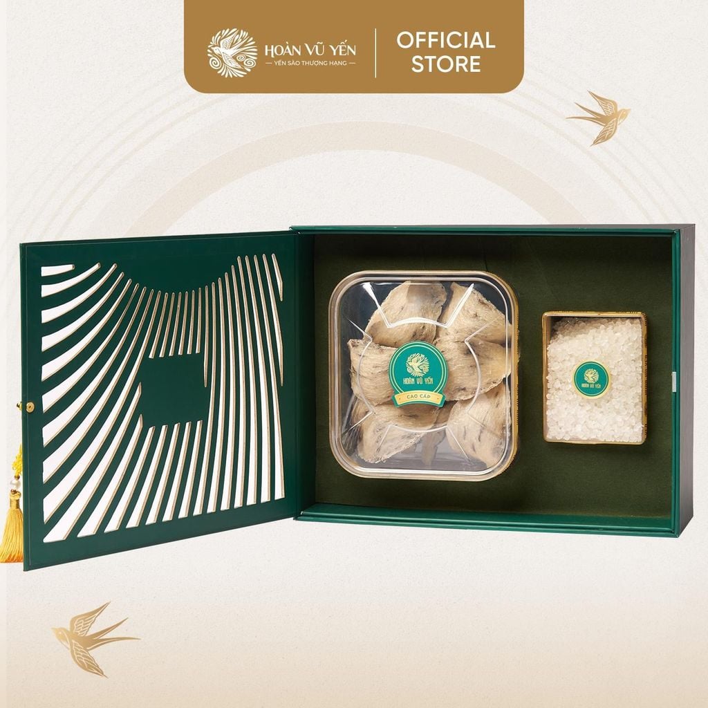 Tổ Yến Thô Cao Cấp Loại 100Gram - Tổ Yến Còn Ít Lông Tặng kèm đường phèn