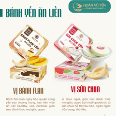 Bánh Yến Ăn Liền - Vị Sữa Chua / Vị Bánh Flan