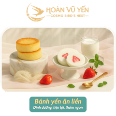 Bánh Yến Ăn Liền - Vị Sữa Chua / Vị Bánh Flan