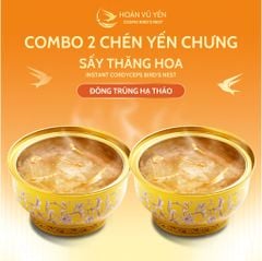 Chén Yến Chưng Sấy Thăng Hoa Vị Đông Trùng Hạ Thảo Hoàn Vũ Yến 30g Yến Tươi - Chén Yến Chưng Ăn Liền