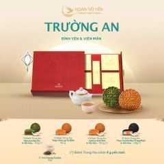 Hộp Trường An - BST Quà tặng bánh trung thu yến sào 2026 Hoàn Vũ Yến