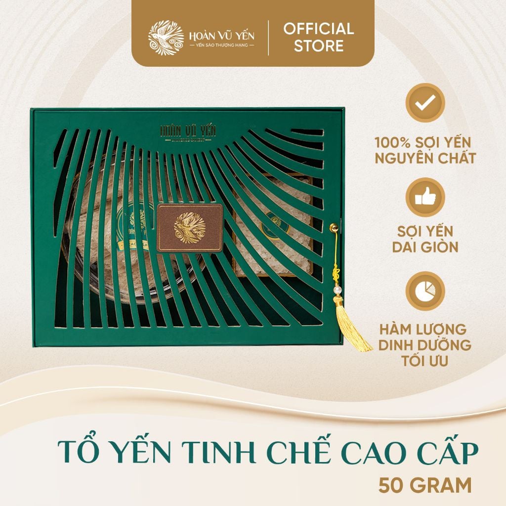 Tổ Yến Tinh Chế Cao Cấp 50 gram