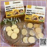  Bánh đậu xanh nướng QNA Farm - hộp giấy 150g. 