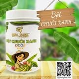  Bột Chuối Xanh Hữu Cơ QNA Farm - Sấy Lạnh Giữ Trọn Dưỡng Chất. 