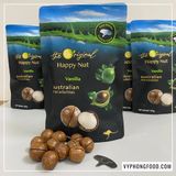  Hạt Macca Úc hương Vani Happy Nut 225g: Thơm bùi trọn vị, dưỡng chất nguyên bản. 