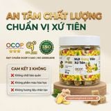  Mứt Gừng Viên Xứ Tiên QNA Farm (hũ 300g) – Vị Cay Ấm, Ngọt Lành Từ Thiên Nhiên. 