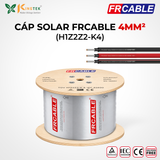  Cáp Solar DC 4mm2 - 1500V chính hãng FRCABLE (H1Z2Z2-K) chuyên cho Điện mặt trời 