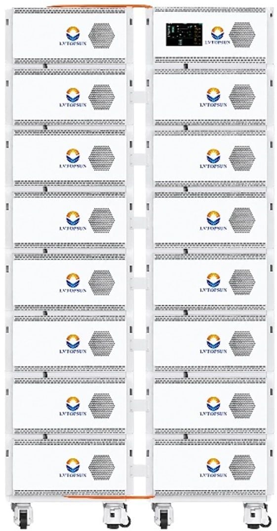  Pin lưu trữ LVTOPSUN LVTS-512314-HV V2 - 48.23 - 241.14 kWh (Áp cao) - Công nghệ LiFePO4 