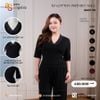  Áo Cotton phối ren ngực 