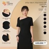  Váy Thun Lệch Vai Nhún Eo | ANSHA BIGSIZE 