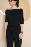  Áo Cotton Cộc Tay Cổ Thuyền Tà Lệch | ANSHA BIGSIZE 