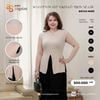  Áo Cotton Sát nách cổ tròn xẻ gấu 