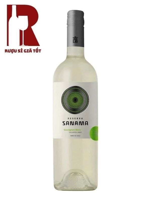 Rượu Vang Chile Trắng Sanama Reserva Sauvignon Blanc