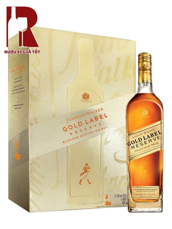 Rượu Johnnie Walker Gold Label - Hộp Quà Tết 2026